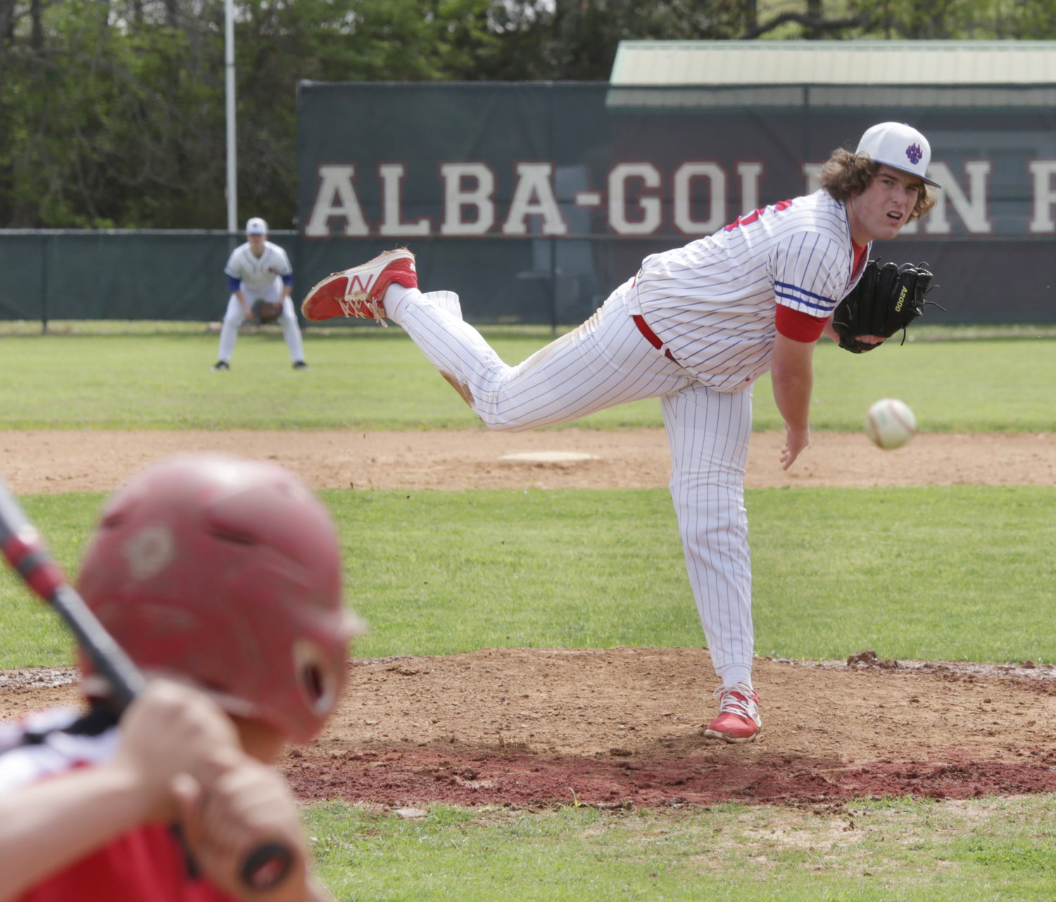 Conner Gibson had an excellent start in Alba-Golden’s 13-2 win over North Hopkins.